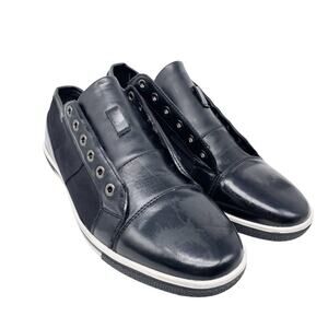 Zanzara Men's Rory Black Lace up Sneakers Size 11.5